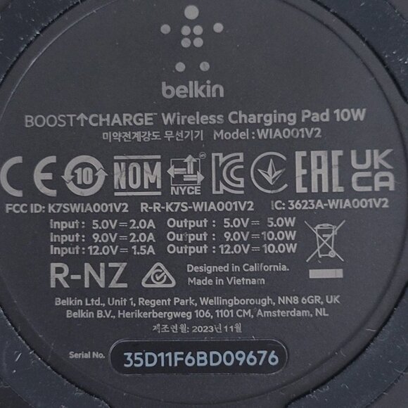 Belkin Quick Charge Wireless Charging 2 Pack 10W Qi Certified Charger Pads - Picture 3 of 6